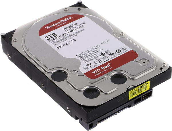 3 ТБ Внутренний жесткий диск Western Digital Red IntelliPower (WD30EFRX ...