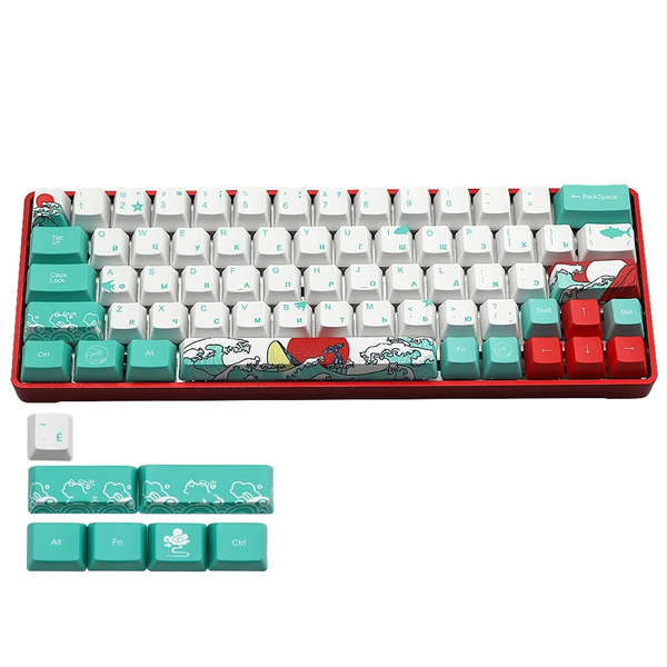Механическая клавиатура Coral Sea Keycap русская клавиатура - купить с ...