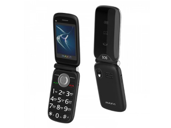 Мобильный телефон Maxvi E6, черный - купить по выгодной цене в интернет ...