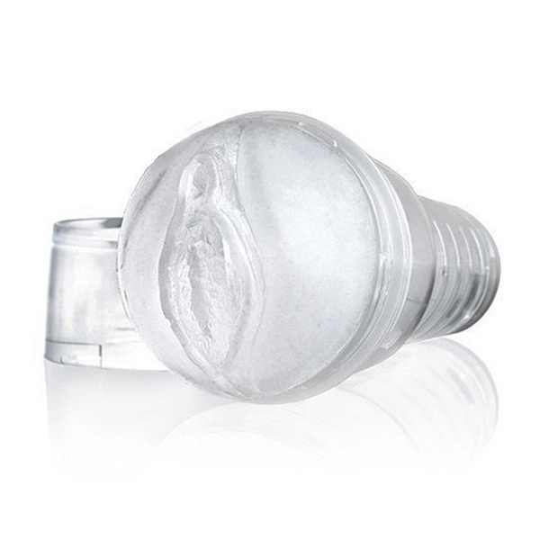 FLESHLIGHT Crystal Мастурбатор Ice, индивидуальный рельеф, вагина ...