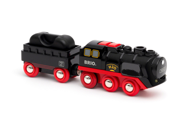 BRIO Паровоз выпускающий пар с грузом-резервуаром для воды 33884 ...