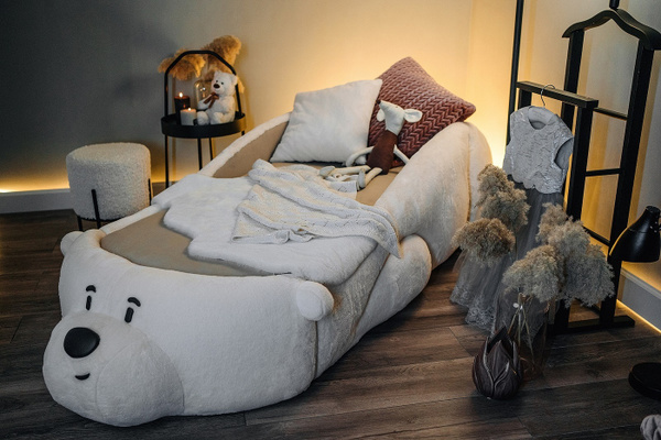 Кровать-зверюшка 106х204х60 см, Romack Кровать Romack Sonya Мишка ...