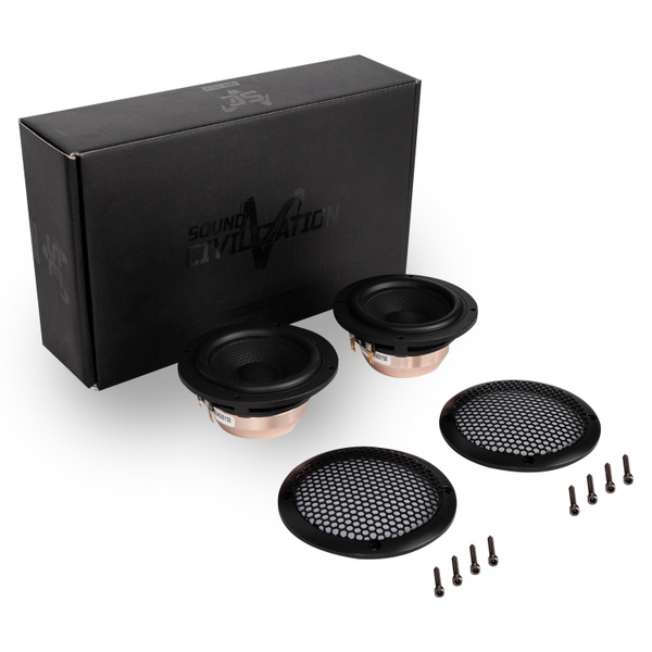 Акустика Kicx Sound Civilization QM70.3 / Колонки автомобильные ...