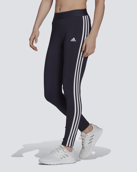 Adidas grey shop 3 stripe leggings