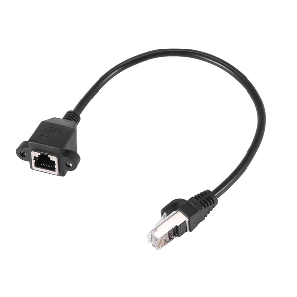 RJ45 адаптер мама-папа сетевой удлинительный кабель для крепления на ...