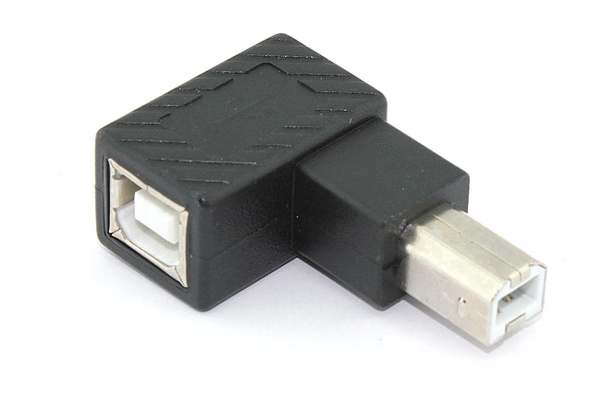Угловой удлинитель USB Type B с поворотом наверх - купить с доставкой ...