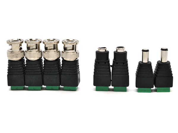 Комплект для подключения двух аналоговых камер (Разъем BNC 4 шт ...