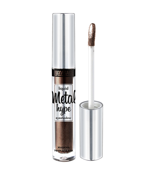 Тени для век жидкие LUXVISAGE METAL HYPE тон 16 Тигровый глаз 3,5 г ...
