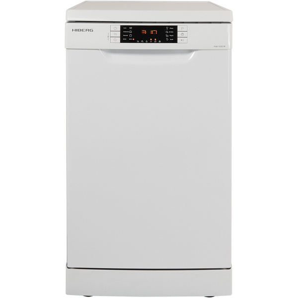 Посудомоечная машина HIBERG F48 1030 W, узкая, отдельностоящая, 8 ...