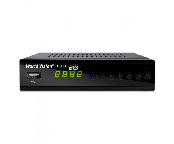 ТВ-ресивер World Vision T625A LAN, черный купить по выгодной цене в ...