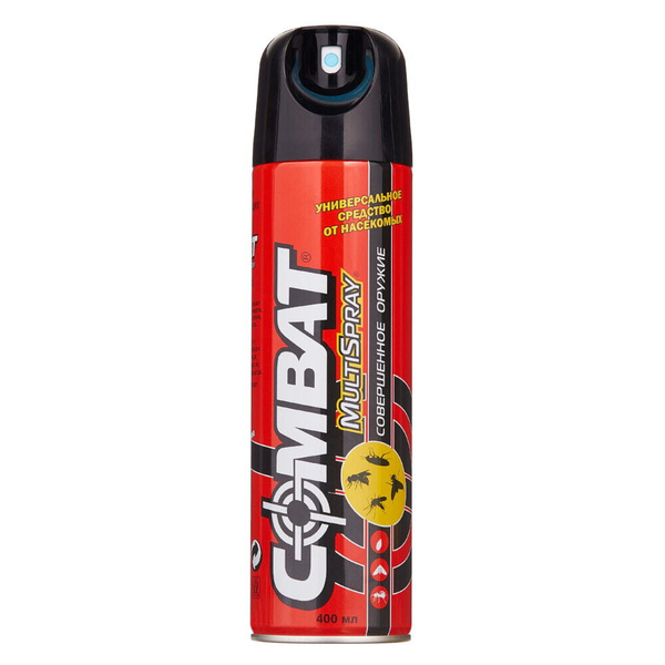 Combat (Комбат) Multi Spray аэрозоль от клопов, тараканов, блох ...