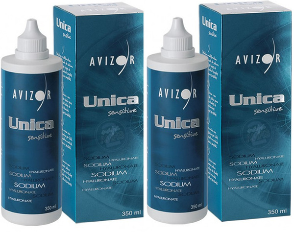 Многоцелевые растворы для контактных линз Avizor Unica Sensitive ...