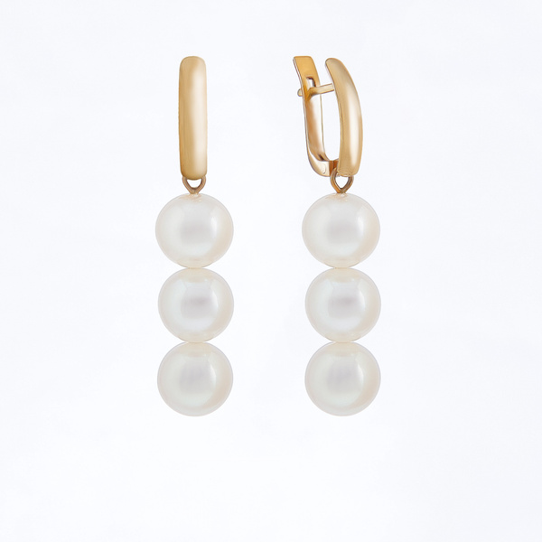 MAARITE JEWELRY Серьги Золотые серьги с жемчугом - купить с доставкой ...