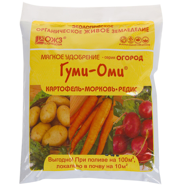 Удобрение Гуми-Оми для картофеля и моркови органоминеральное 0.7 кг ...