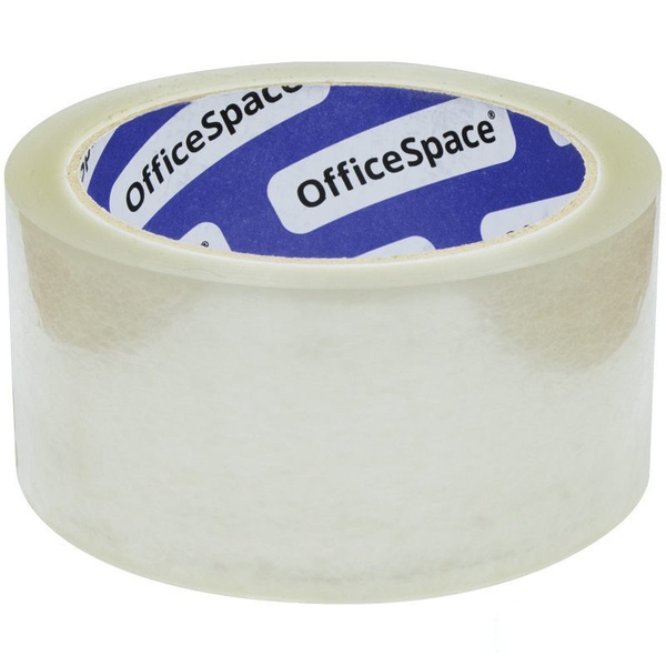 Монтажная лента OfficeSpace Клейкая лента (скотч) упаковочная (48мм x ...