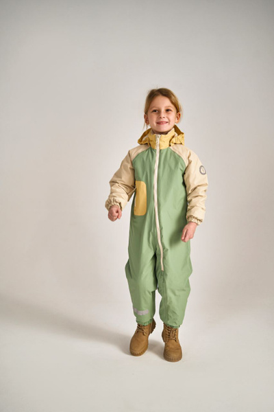 Демисезонный комбинезон Leokid Color Kit Green (Размер 92), Мальчики ...