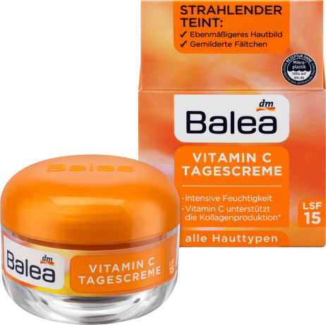 Balea Tagescreme Vitamin C LSF15 Балеа Дневной крем для лица с ...