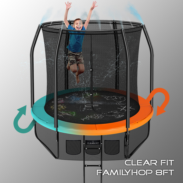 Батут каркасный Clear Fit Батут FamilyHop 8ft - купить по выгодной цене ...