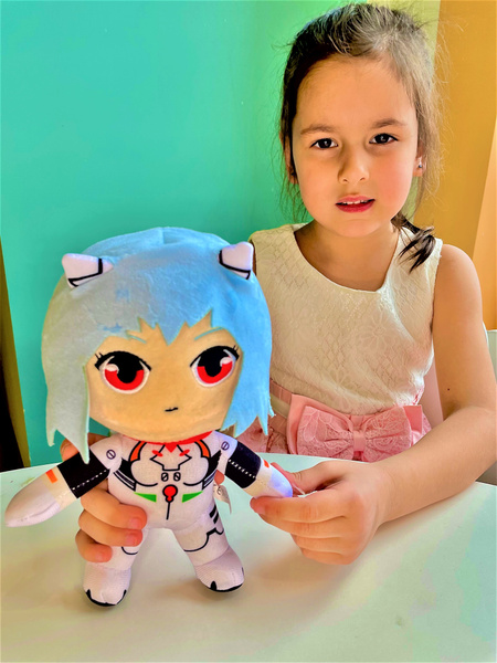 Плюшевая игрушка Рей Аянами, аниме Евангелион/Evangelion Rei Ayanami ...