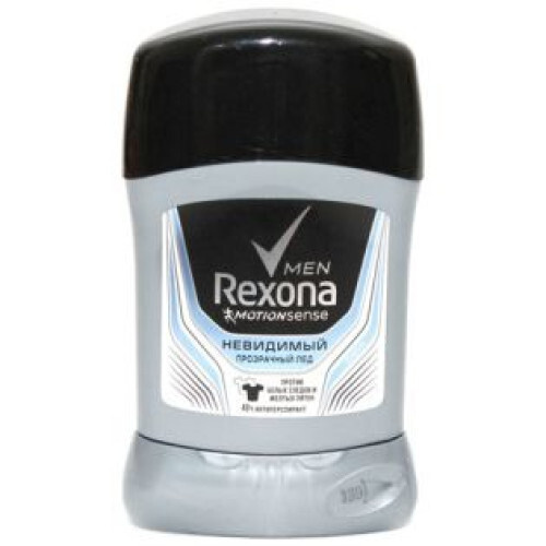 REXONA Дезодорант стик Мужской Прозрачный лед 50мл - купить с доставкой ...
