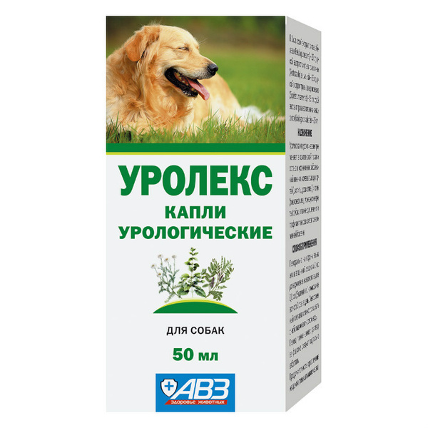 Характеристики Уролекс для собак крупных пород, капли, 50 мл подробное ...