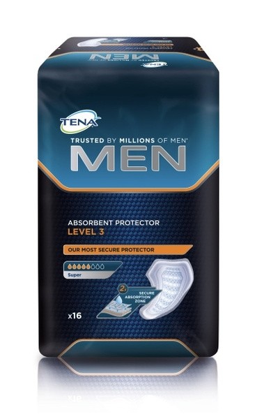 Прокладки урологические для мужчин Tena Men Level 3 Super, 5 капель ...
