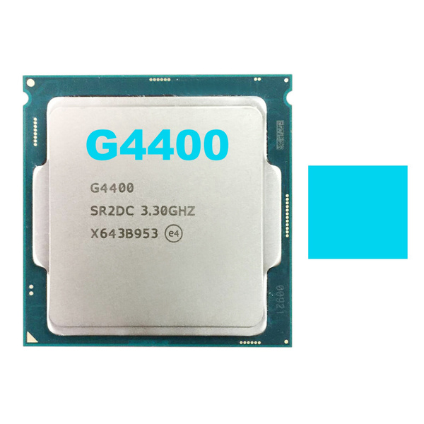 Процессор G4400 + термопрокладка Двухъядерный процессор LGA1151 33 ГГц ...
