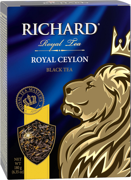 Чай Richard Royal Ceylon черный крупнолистовой, 180г - купить с ...