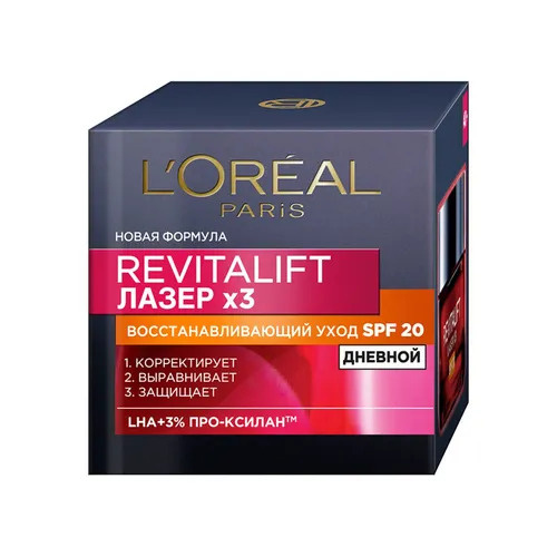 Крем для лица L'Oreal DERMO EXPERTISE REVITALIFT, дневной, СПФ Лазер ...