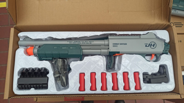 Игрушечный Помповый Дробовик ShotGun Combat М1014 с коллиматорным ...