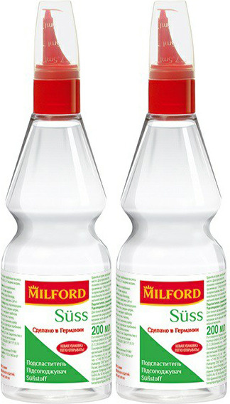 Сахарозаменитель Milford Suss жидкий 200 мл, комплект: 2 упаковки ...