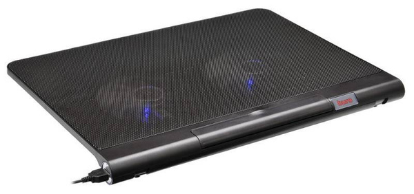 Охлаждающая подставка Buro BU-LCP170-B214 (Fan 2x140mm Blue LED ...