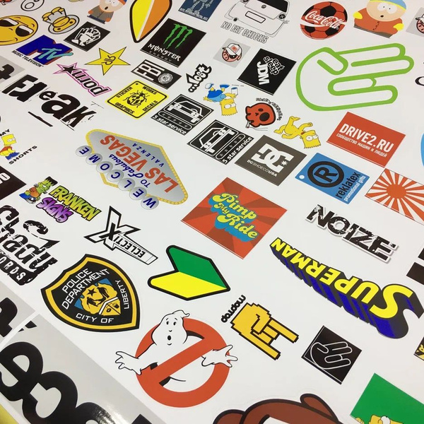 Пленка стикер бомбинг листовой с контурной резкой - купить по выгодным ...