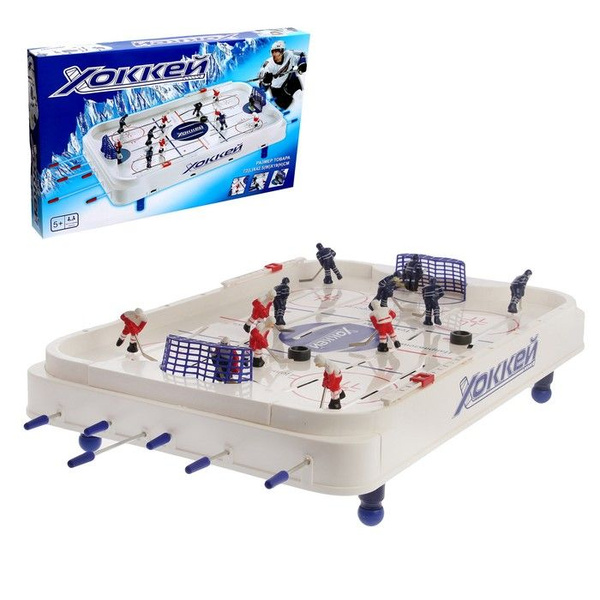 Игра настольная "Хоккей", объёмные игроки, размер игрового поля 70 42 ...
