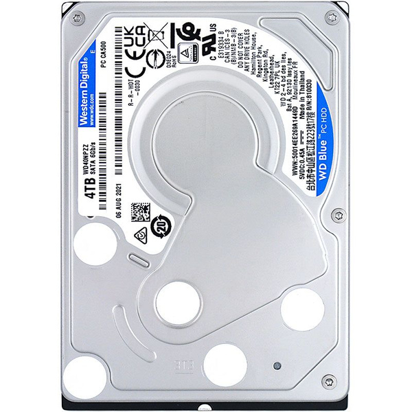 4 ТБ Внутренний жесткий диск Western Digital WD Blue 2.5" (WD40NPZZ ...