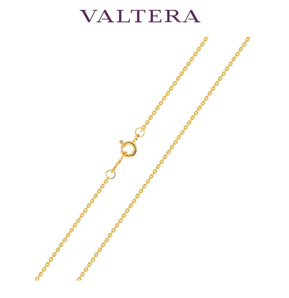 VALTERA Цепочка Серебро позолоченное 925 пробы, плетение Якорное ...