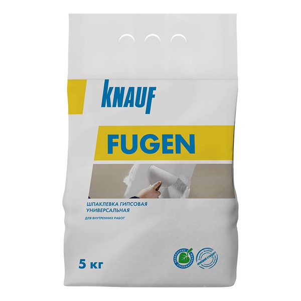 Шпаклевка гипсовая Fugen Knauf, 5 кг купить по низкой цене с доставкой ...