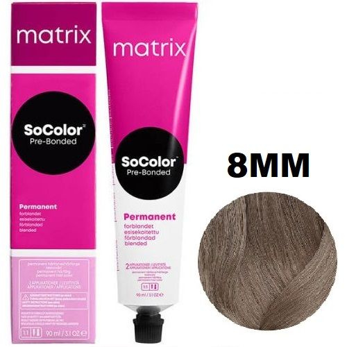 Matrix SoColor крем краска для волос 8MМ светлый блондин мокка мокка ...