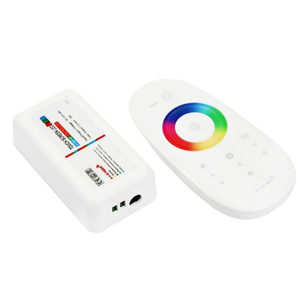 Led rgb контроллер для светодиодной ленты 2.4g (сенсорное управление ...