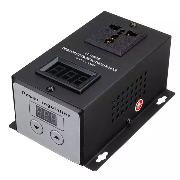 Регулятор мощности ТЭН AC 10000Вт с LED дисплеем, 220В GT-10000W ...
