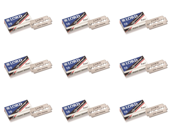 LORD Лезвия Super Stainless Blades, 10 шт/уп, 9 уп./ - купить с ...