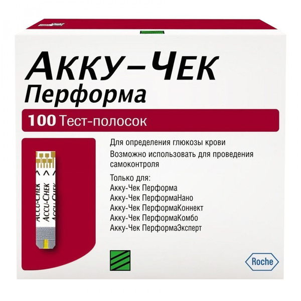 Тест-полоски accu chek performa Accu-Chek Performa , Акку чек перформа ...