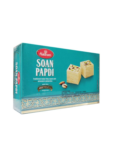 Индийская халва Соан Папди Классик Haldirams, 500 г - купить с ...