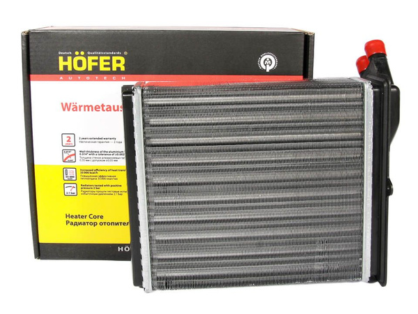 Радиатор печки алюминиевый ВАЗ 2123 Нива Шевроле HF 730 226 - HOFER арт ...