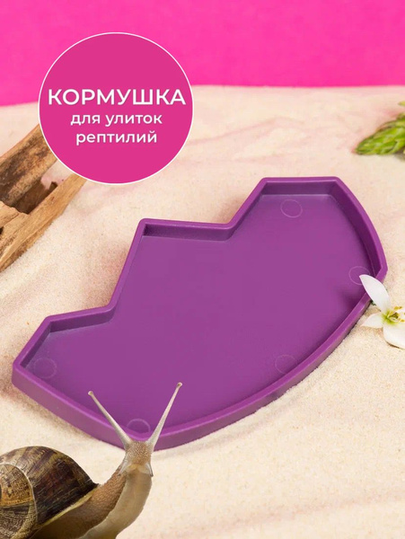 Кормушка поилка для рептилий, черепах и улиток для аквариума и ...