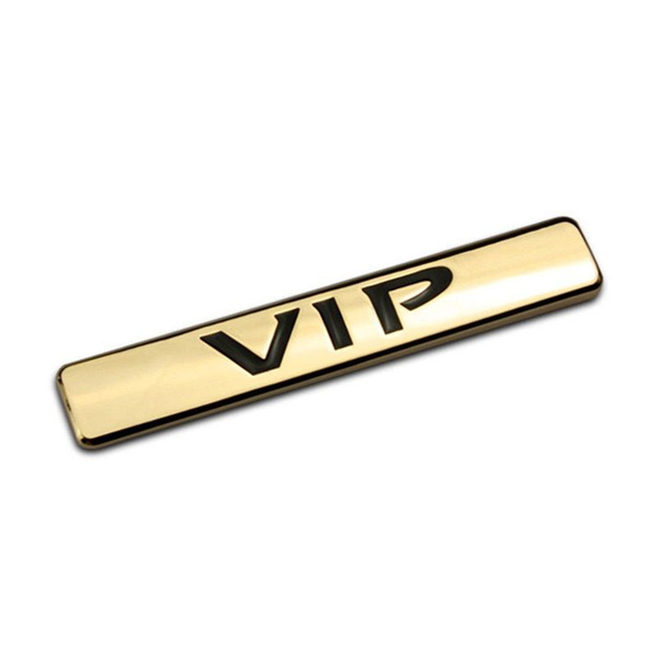 Металлическая наклейка на авто vip золото шильдик - купить по выгодным ...