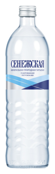 Вода газированная Сенежская минеральная в стекле, 0,75 л - купить с ...