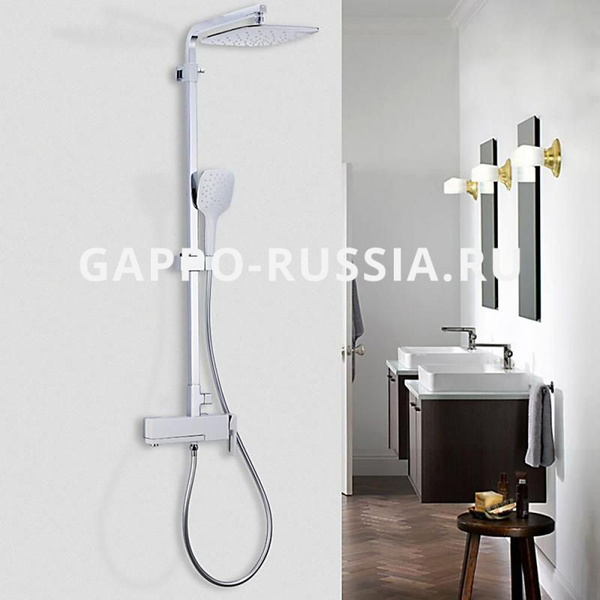 Смеситель Gappo G2417-6 EVA, Алюминий Защита от обратного тока воды ...