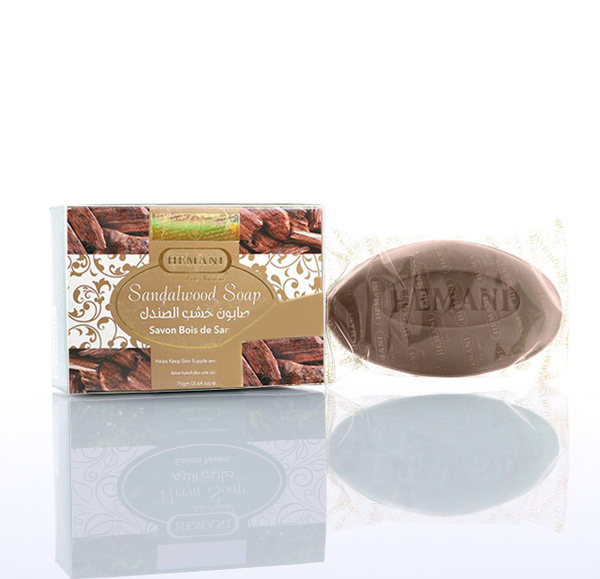 Hemani / Sandalwood Soap Натуральное мыло с сандалом, 75 gm - купить с ...