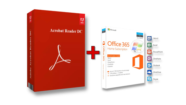Комплект: adobe Acrobat 2022 и microsoft Office 365 для Windows купить ...